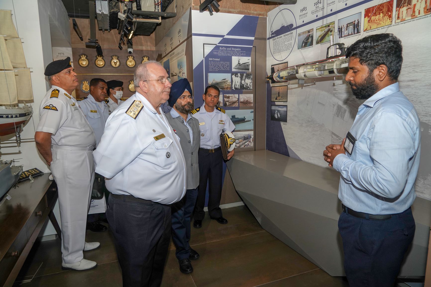 Visit Of VADM Liberal Enio Zanelatto Director Of Industrial Production/Engineering Brazil - 12th July 2022123